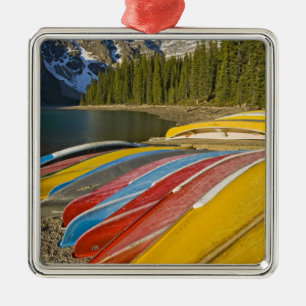 Canada, Alberta, Banff National Park, Moraine Metal Ornament