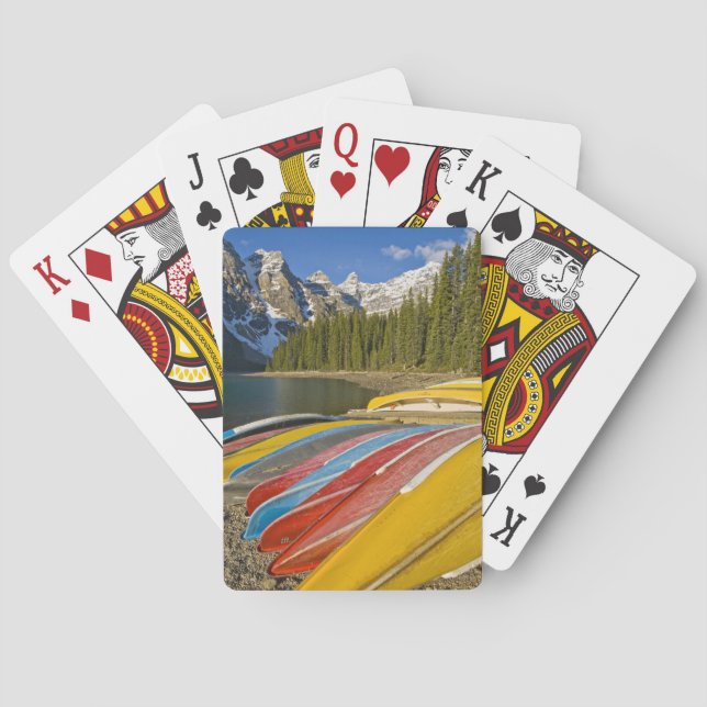 Canada, Alberta, Banff National Park, Moraine Poker Cards (Back)