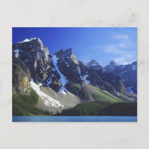 Canada Alberta Banff National Park Moraine Postcard