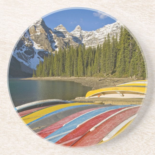 Canada, Alberta, Banff National Park, Moraine Sandstone Coaster (Front)