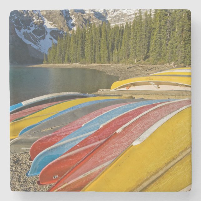 Canada, Alberta, Banff National Park, Moraine Stone Coaster (Front)