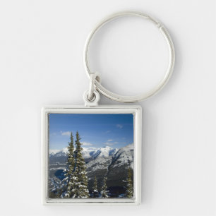 Canada, Alberta, Banff. Views of the Bow Valley Keychain
