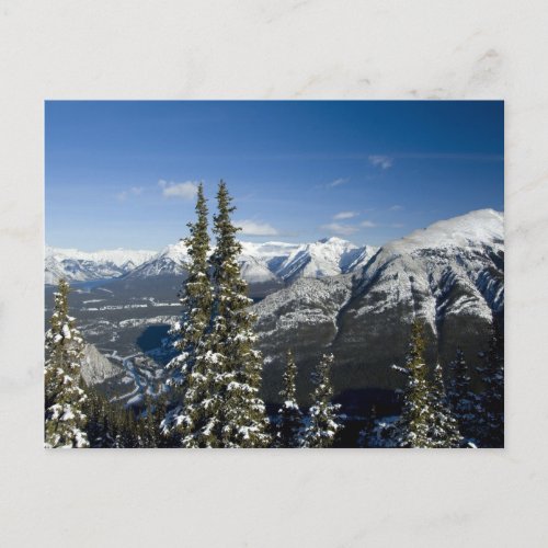 Canada Alberta Banff Views of the Bow Valley Postcard
