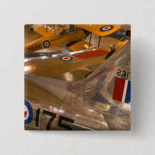 Canada, Alberta, Calgary: Aero Space Museum of Pinback Button