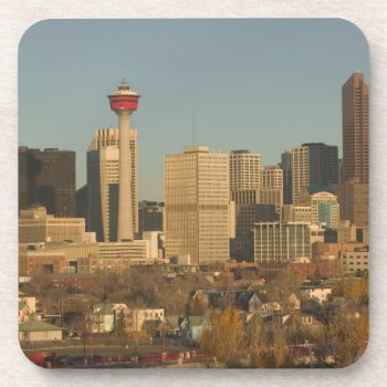 Canada  Alberta  Calgary: City Skyline From 2 Coaster by takemeaway at Zazzle