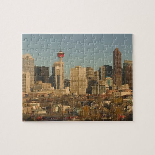 Canada Alberta Calgary City Skyline from 2 Jigsaw Puzzle
