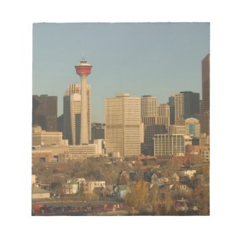 Canada  Alberta  Calgary: City Skyline From 2 Notepad by takemeaway at Zazzle