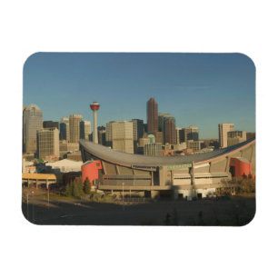 Canada, Alberta, Calgary: City Skyline from 3 Magnet