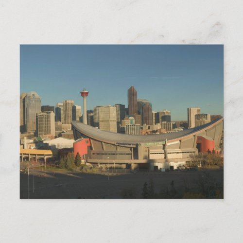 Canada Alberta Calgary City Skyline from 3 Postcard