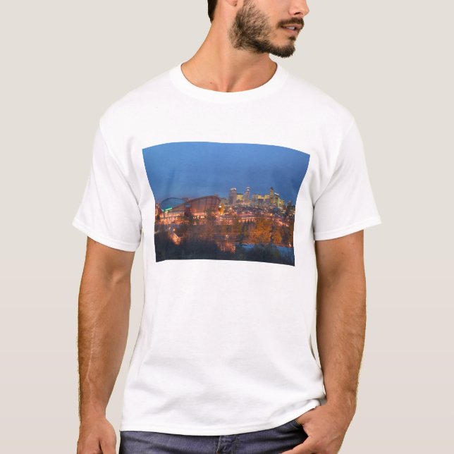 Canada, Alberta, Calgary: City Skyline from 4 T-Shirt (Front)