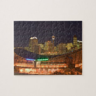 Canada, Alberta, Calgary: City Skyline from Jigsaw Puzzle