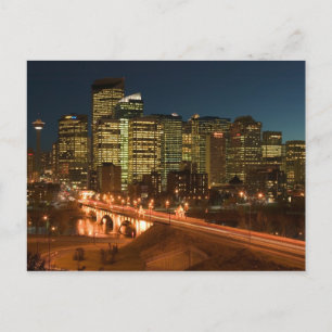 Canada, Alberta, Calgary: Downtown Calgary, Postcard