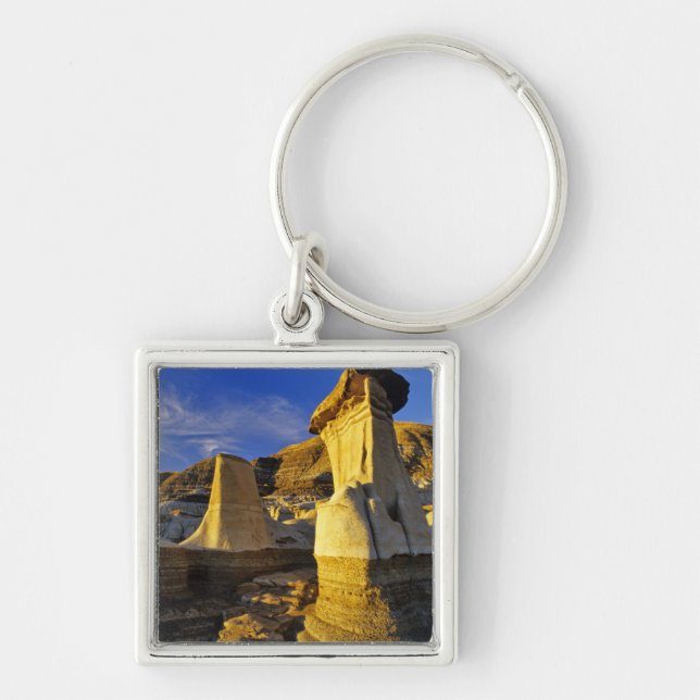 Canada, Alberta, Drumheller. Hoodoos. Keychain (Front)
