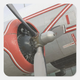 Canada, Alberta, Edmonton: Alberta Aviation Square Sticker