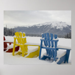 Canada, Alberta, Jasper, Jasper NP. Fairmont Poster