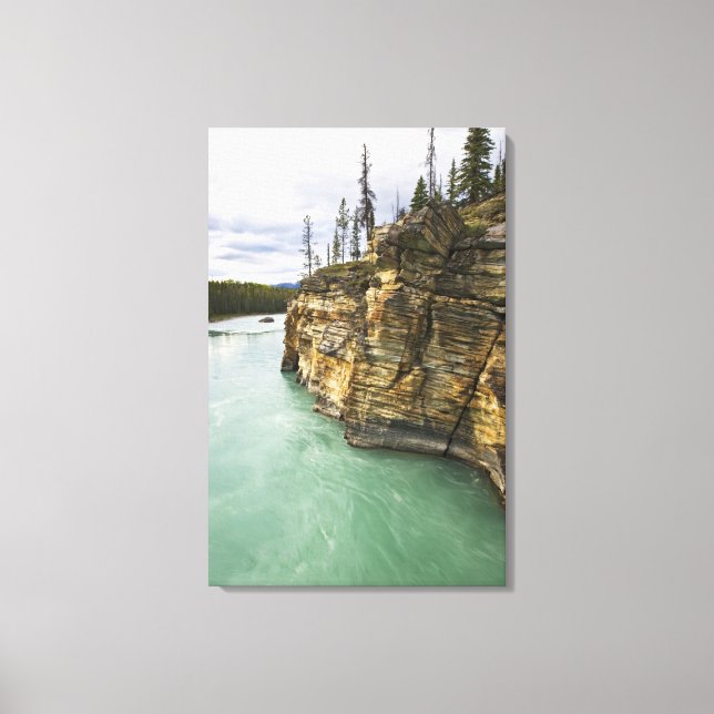 Canada, Alberta, Jasper National Park, Athabasca Canvas Print (Front)
