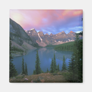 Canada, Alberta, Lake Moraine at Dawn, Banff Magnet