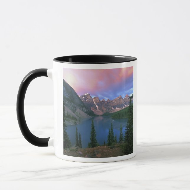 Canada, Alberta, Lake Moraine at Dawn, Banff Mug (Left)