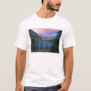 Canada, Alberta, Lake Moraine at Dawn, Banff T-Shirt
