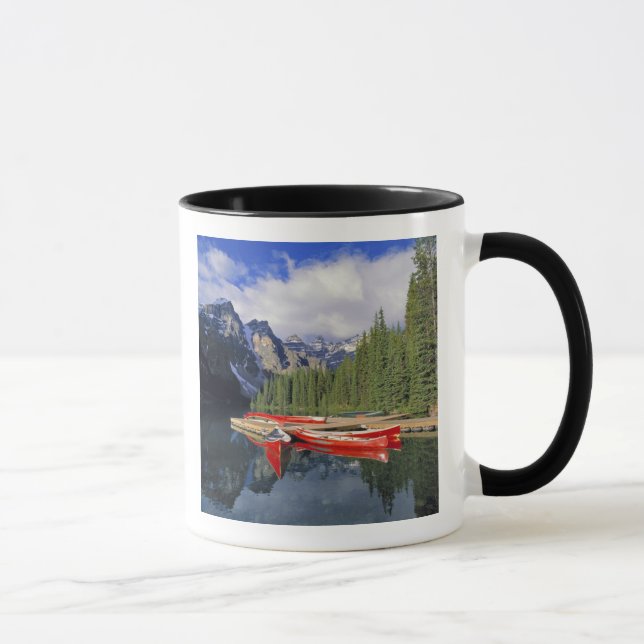 Canada, Alberta, Moraine Lake. The glassy Mug (Right)