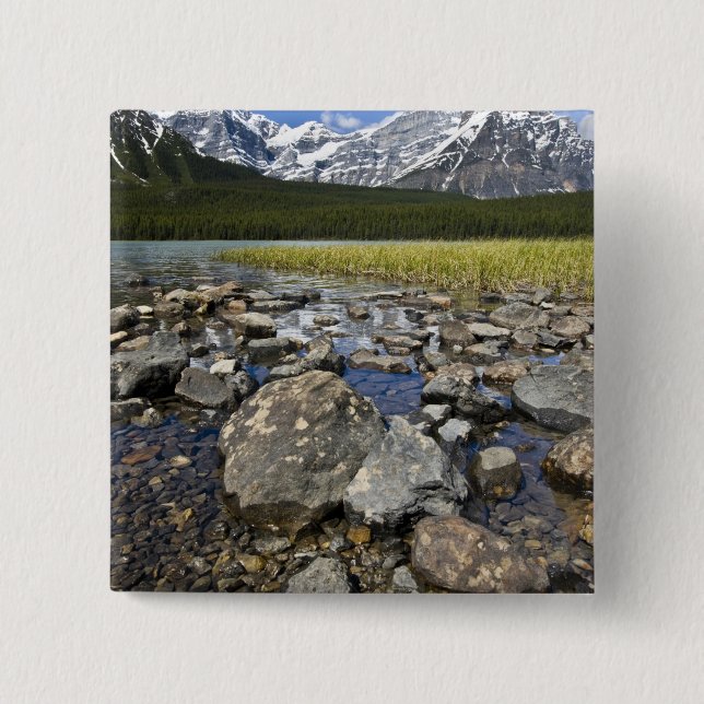 Canada, Alberta, Rocky Mountains, Banff National Button (Front)