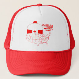 Canada -America&#39;s Cool Tuque Trucker Hat