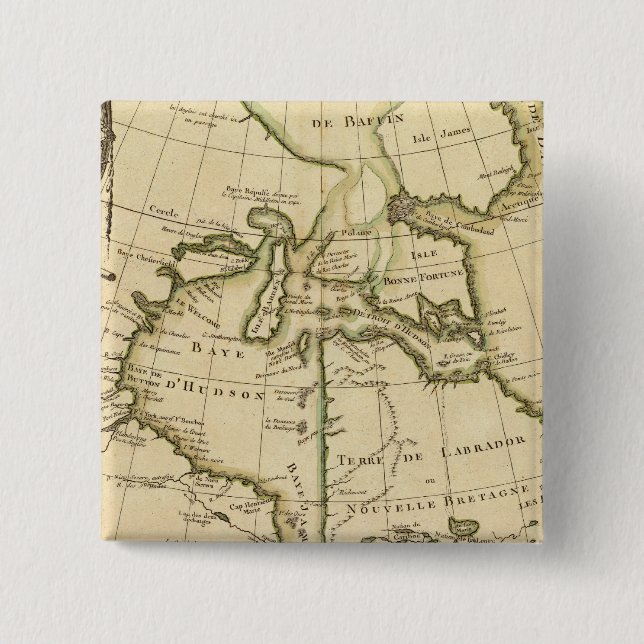 Canada and Greenland Button (Front)