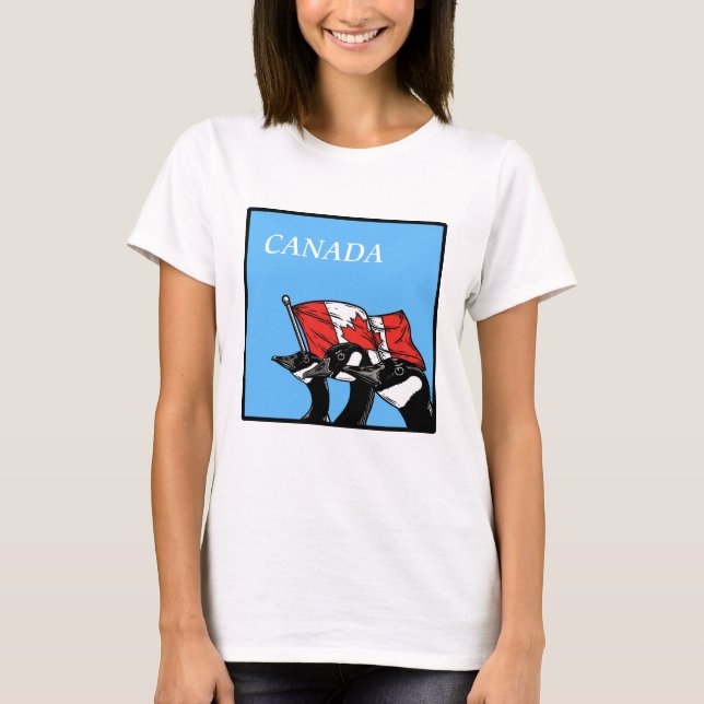 Canada Angry Patriotic Fighting Strong Canadian T-Shirt (Front)