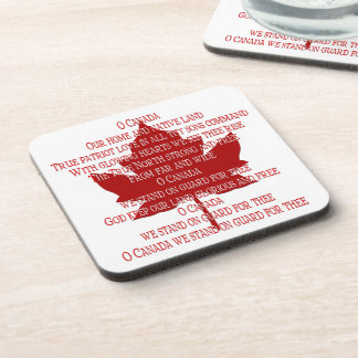 Canada Anthem Coaster Custom Canada Coasters