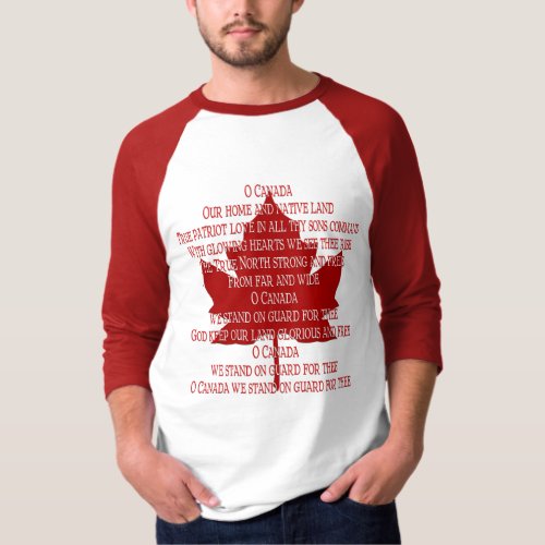 Canada Anthem Shirt Souvenir Canada Shirts Gifts