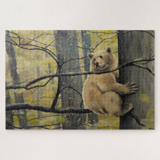 Canada Art Puzzles - Kermode Bear Forest Puzzles