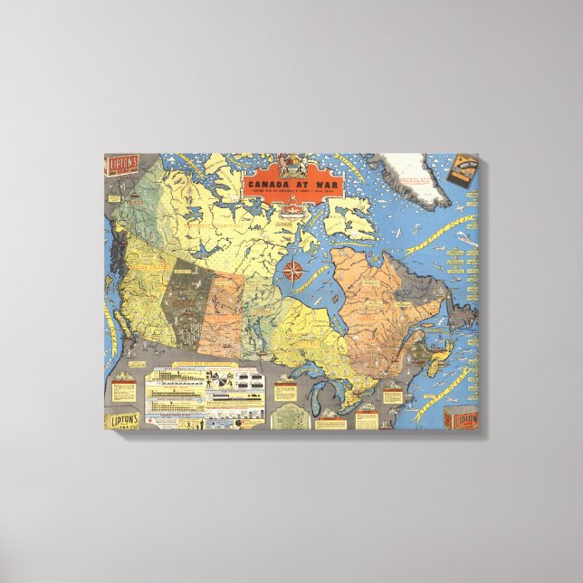 Canada At War Canvas Print (Front)