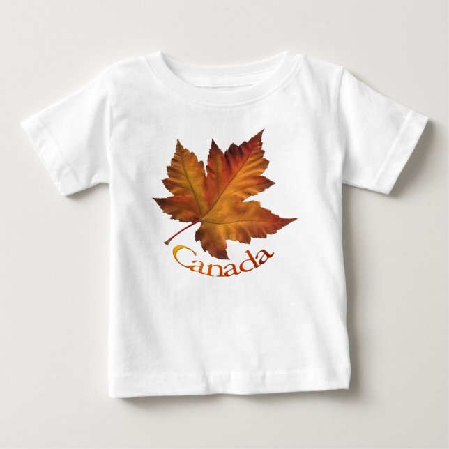 Canada Baby Shirt Persoanlized Baby Souvenir Shirt (Front)