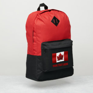 Canada Backpack Canada Flag Bag Customized