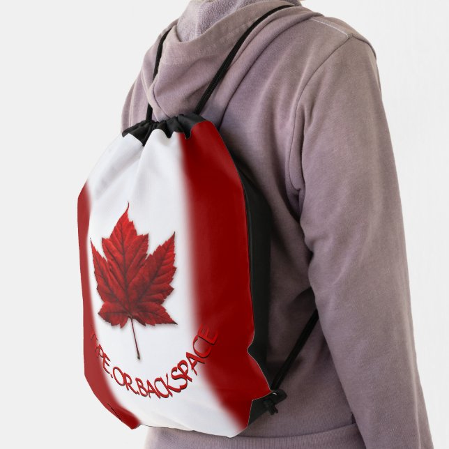 Canada Backpack Personalized Canada Flag Bags (Insitu)