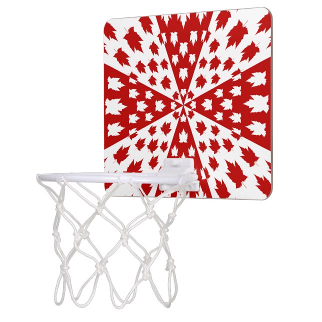 Canada Basketball Hoop Canada Maple Leaf Gifts (Left)