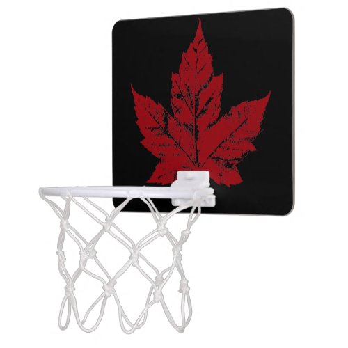 Canada Basketball Hoop Cool Retro Maple Leaf Gifts