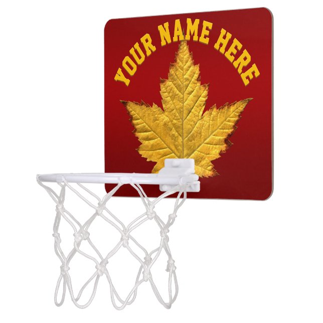 Canada Basketball Hoop Sporty Canada Gifts (Left)