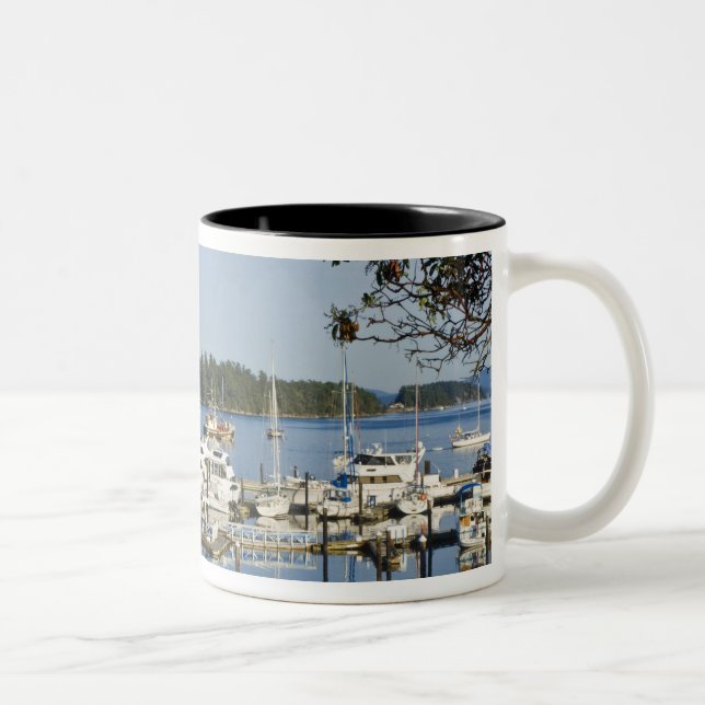 Canada, BC, Gulf Islands, Salt Spring Island, Two-Tone Coffee Mug (Right)