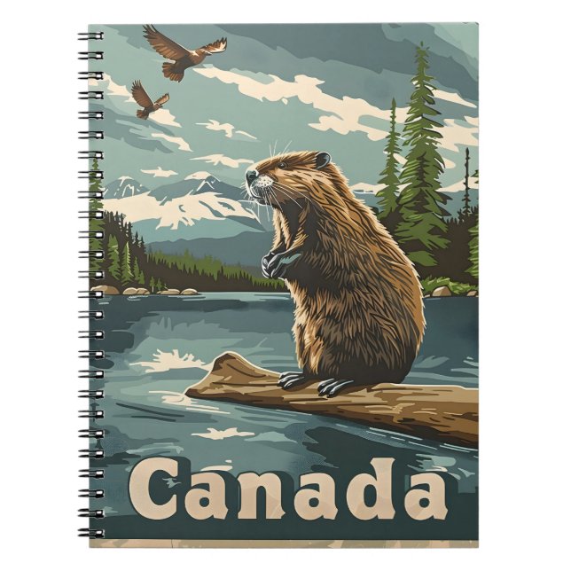 Canada Beaver Notebook (Front)
