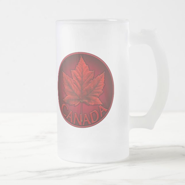 Canada Beer Mug Canada Maple Leaf Souvenir Glasses (Right)