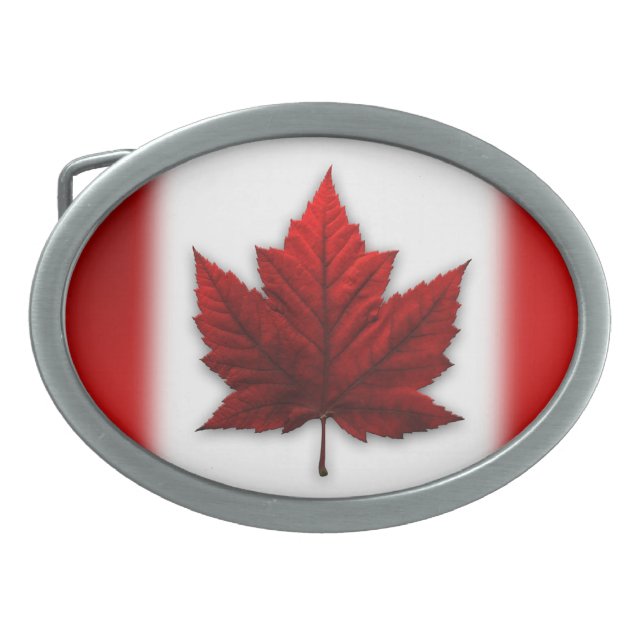Canada Belt Buckle Canadian Flag Souvenir Buckles (Front)