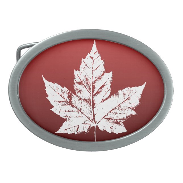 Canada Belt Buckle Cool Canadian Souvenir Buckles (Front)
