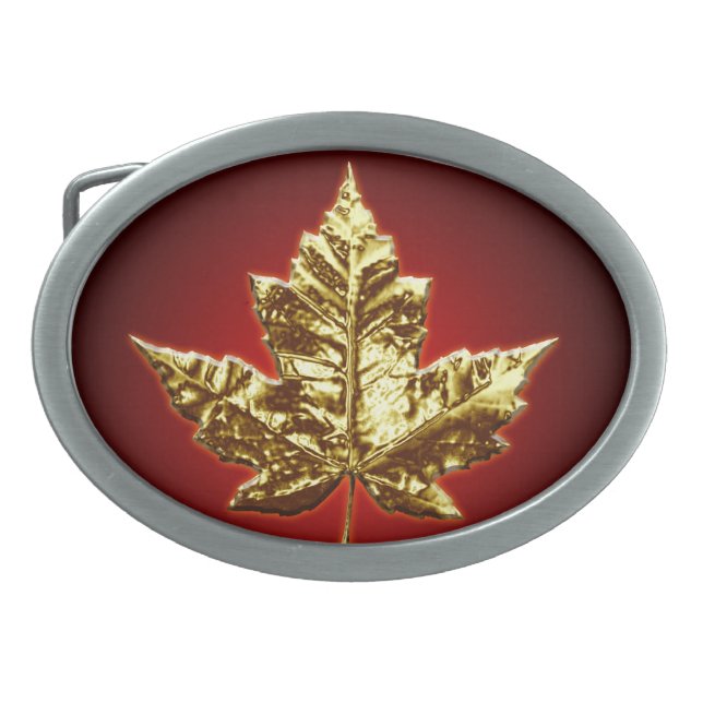 Canada Belt Buckle Gold Medal Canada Belt Buckle (Front)
