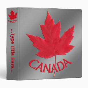 Canada Binder Canada Maple Leaf Photo Album Custom