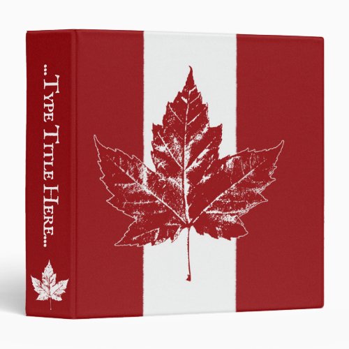 Canada Binder Cool Canada Photo Album Personalized