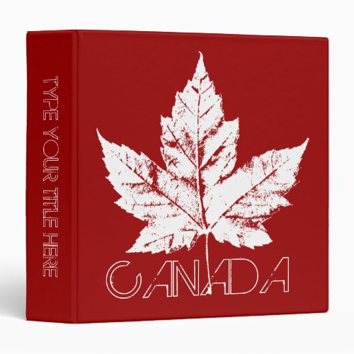 Canada Binder Custom Canada Souvenir Photo Album