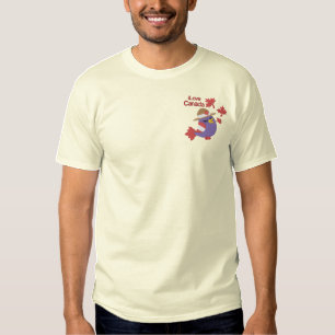 Canada Bird Mountie Embroidered T-Shirt