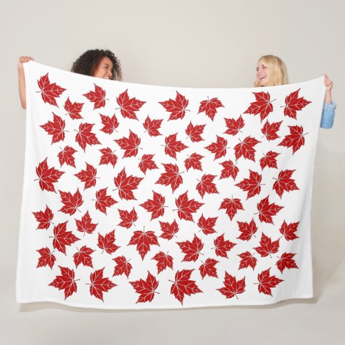 Canada Blanket Canada Maple Leaf Throw Blankets