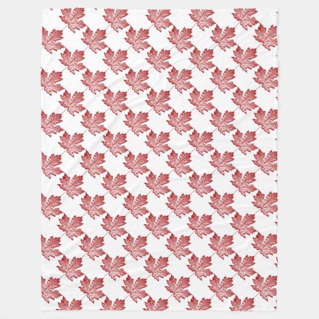 Canada Blanket Cool Canada Souvenir Fleece Blanket (Front)